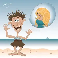 illustrazione-di-un-uomo-felice-sconosciuto-sulla-spiaggia-che-sogna-di-bella-donna-78480592.webp